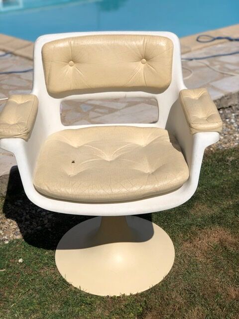 Lot de 3 fauteuils Albert Jacob vintage