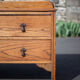 Wooden sideboard, small storage unit, vintage drawer cabinet