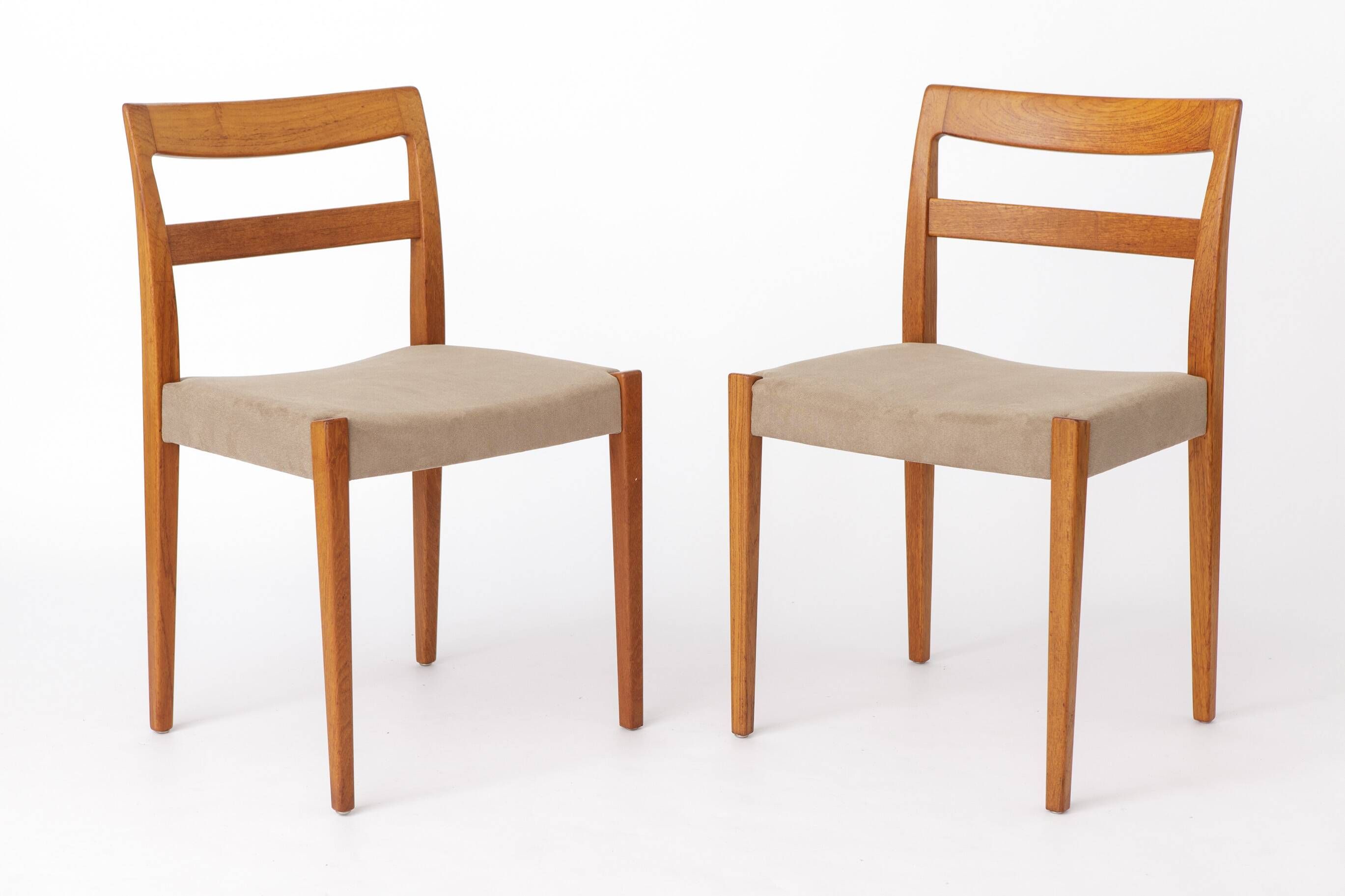 2 of 8 Garmi Dining Chairs by Nils Jonsson for Troeds, 1960s Swedish Teak