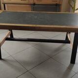 Industrial style ceramic dining table