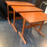 Kai Kristiansen , Scandinavian trundle table design 1960