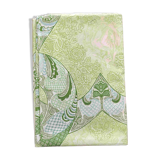 Nappe Trianon verte en satin de coton