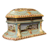 Old porcelain jewelry box