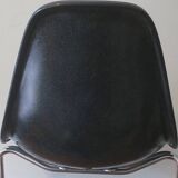 Chaise en fibre de verre et hopsack par Charles et Ray Eames pour Hermann Miller, 1970