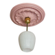 Vintage pendant lamp, opaline glass pendant lamp with patterns, vintage chandelier