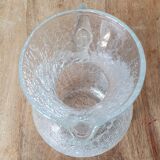 Pichet en verre craquelé