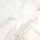Moroccan Berber carpet m'rirt ecru diamonds engraved 3x212m