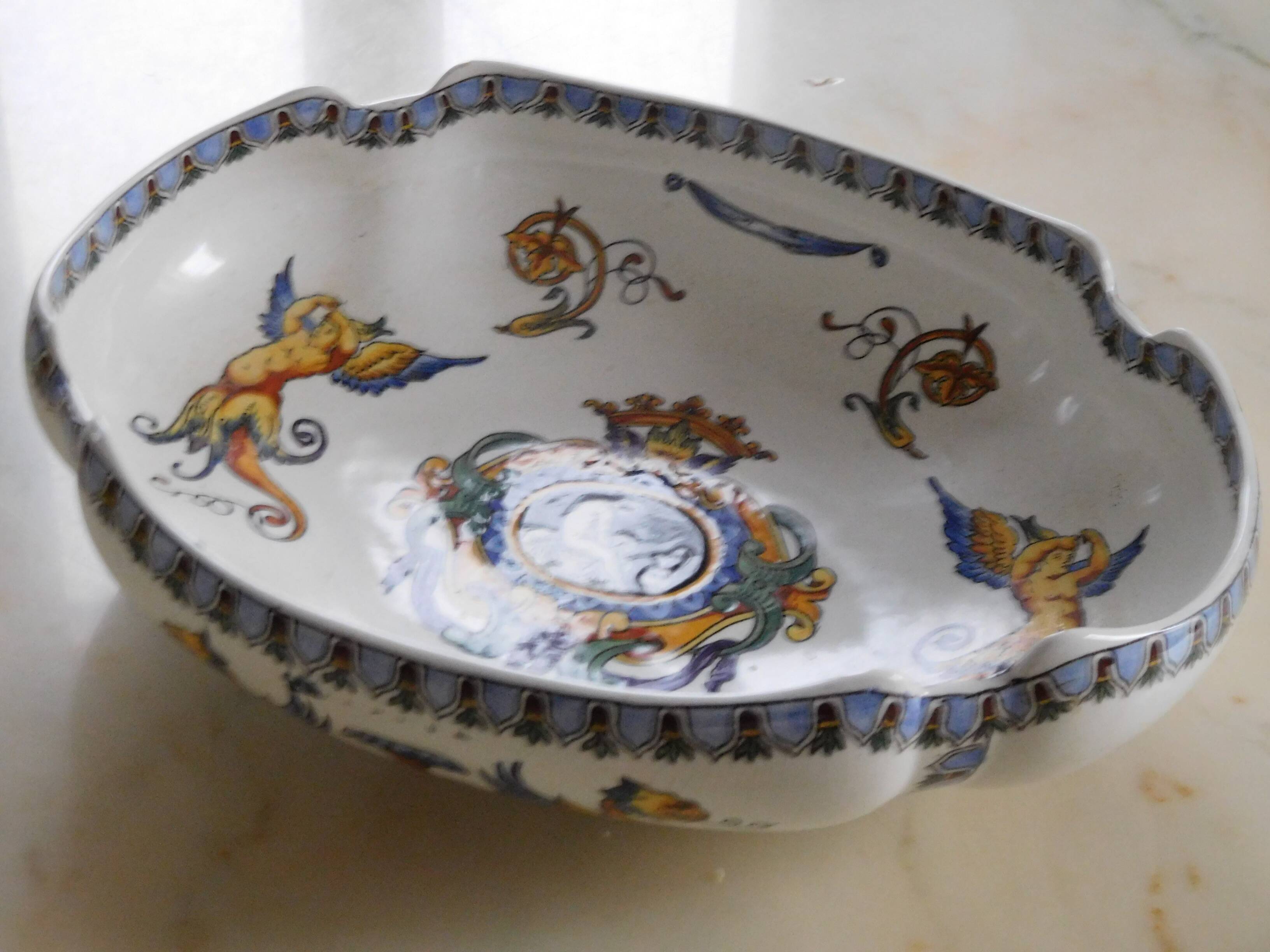 Gien earthenware cup