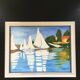 Tableau les voiliers blancs