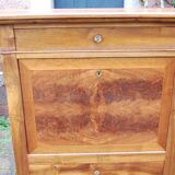 19th-century Louis Philippe walnut office secretary.