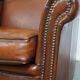 Beautiful classic sheepskin armchair with a beautiful appearance and a comfortable seat