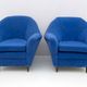Pair of Ico Parisi MidCentury Modern Italian Armchairs for Ariberto Colombo