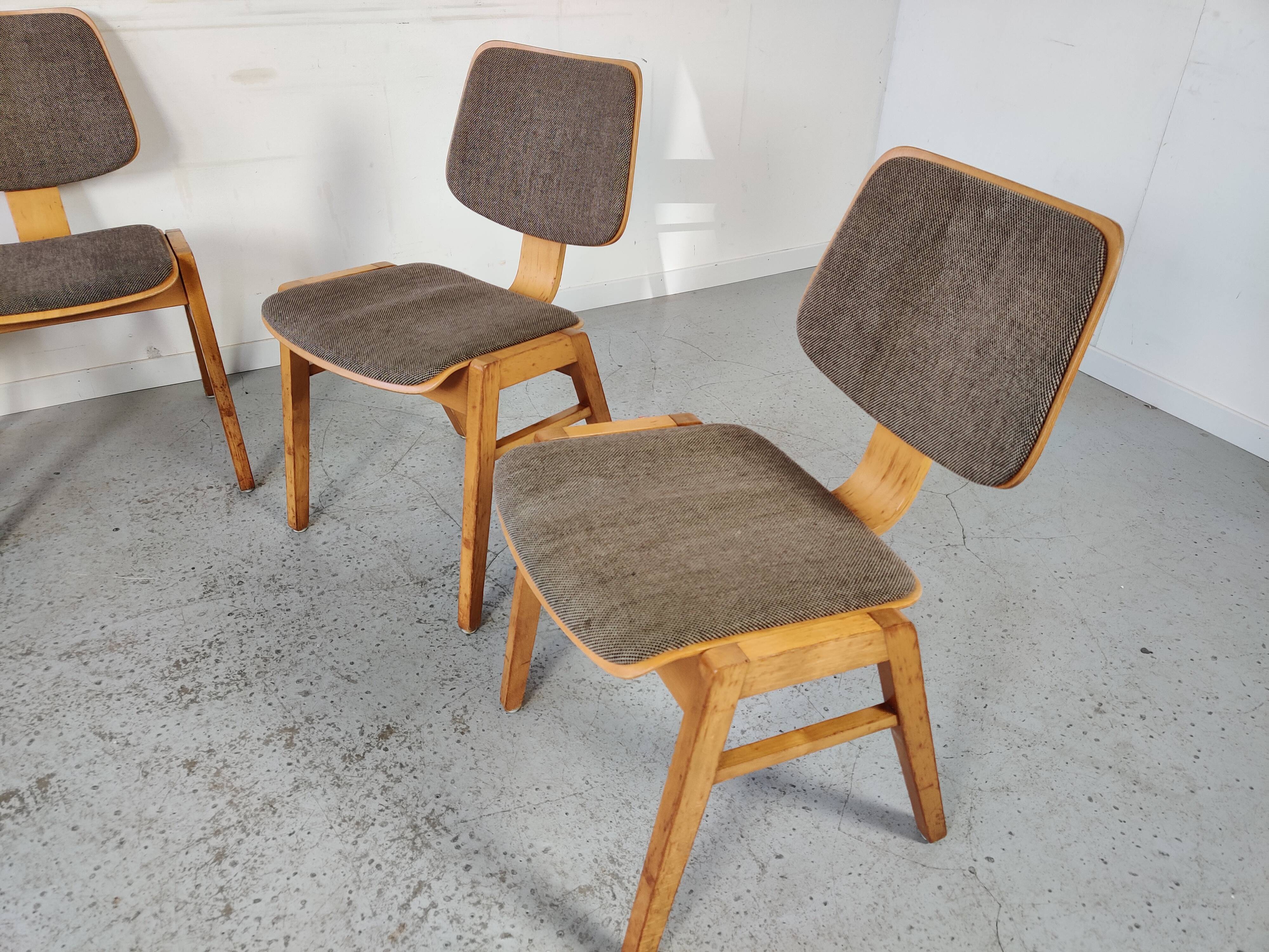 6 vintage Scandinavian chairs 70s