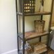 Industrial wood and iron shelf