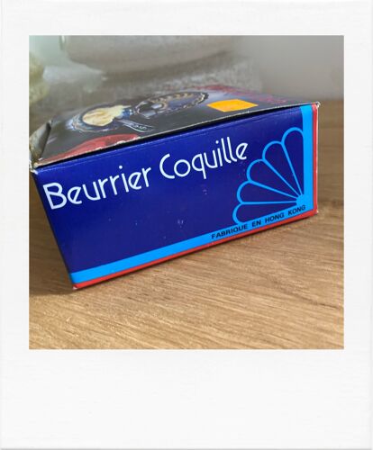 Beurrier coquillage bleu