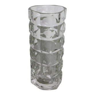 Vase Luminarc en verre transparent 70's