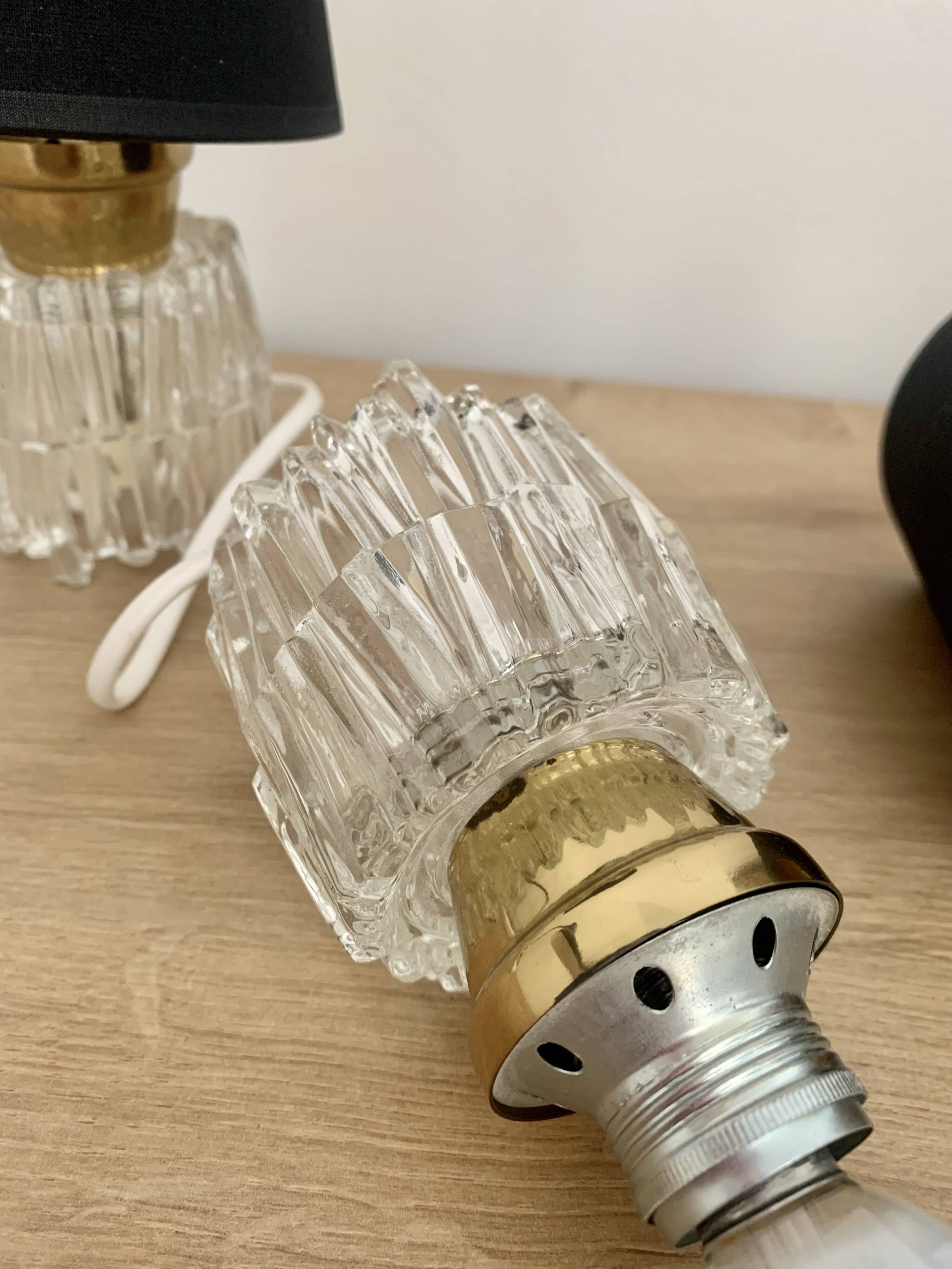 Pair of bedside lamps, 1970