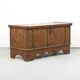 Antique Folk Art Painted bridal chest 1737