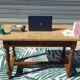 Oak solid wood desk