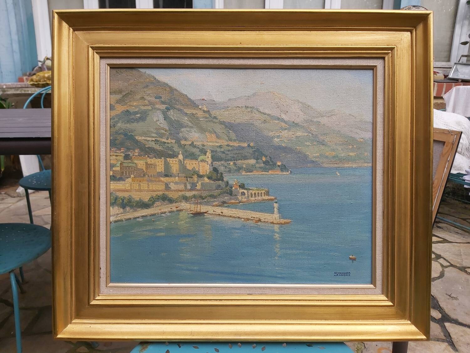 Tableaux Monaco, huile sur toile