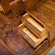 Louis Philippe walnut secretary desk