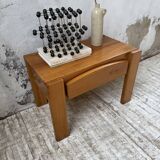 Solid elm bedside table Maison Regain