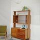 High sideboard, wooden display cabinet by Frantisek Jirak – 1960