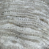 Vintage 1980s Round Molded Glass Ice Cube Wall Sconce