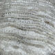 Vintage 1980s Round Molded Glass Ice Cube Wall Sconce