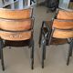 Vintage schoolboy chairs