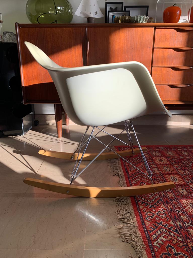 Rocking Armchair Rod Base (RAR) Charles & Ray Eames Vitra 1950