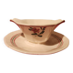 Armelle sauce boat Sarreguemines hand-painted