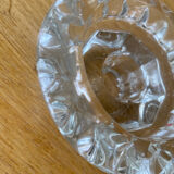 Moulded glass candle holder