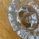 Moulded glass candle holder