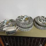 Porcelain table service the hunter