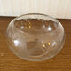 Glass cup chiseled decoration butterflies and flowers