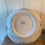 Large iron earth salad bowl Sarreguemines