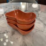 Set of 3 orange ramekins ASA