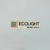 Italian table lamp from the mid-century space age by Gaetano Sciolari for Ecolight/Valenti.