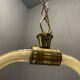 Yellow Italian Murano Glass Pendant Light