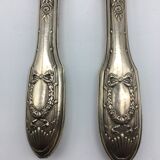 Stuffed silver salad cutlery