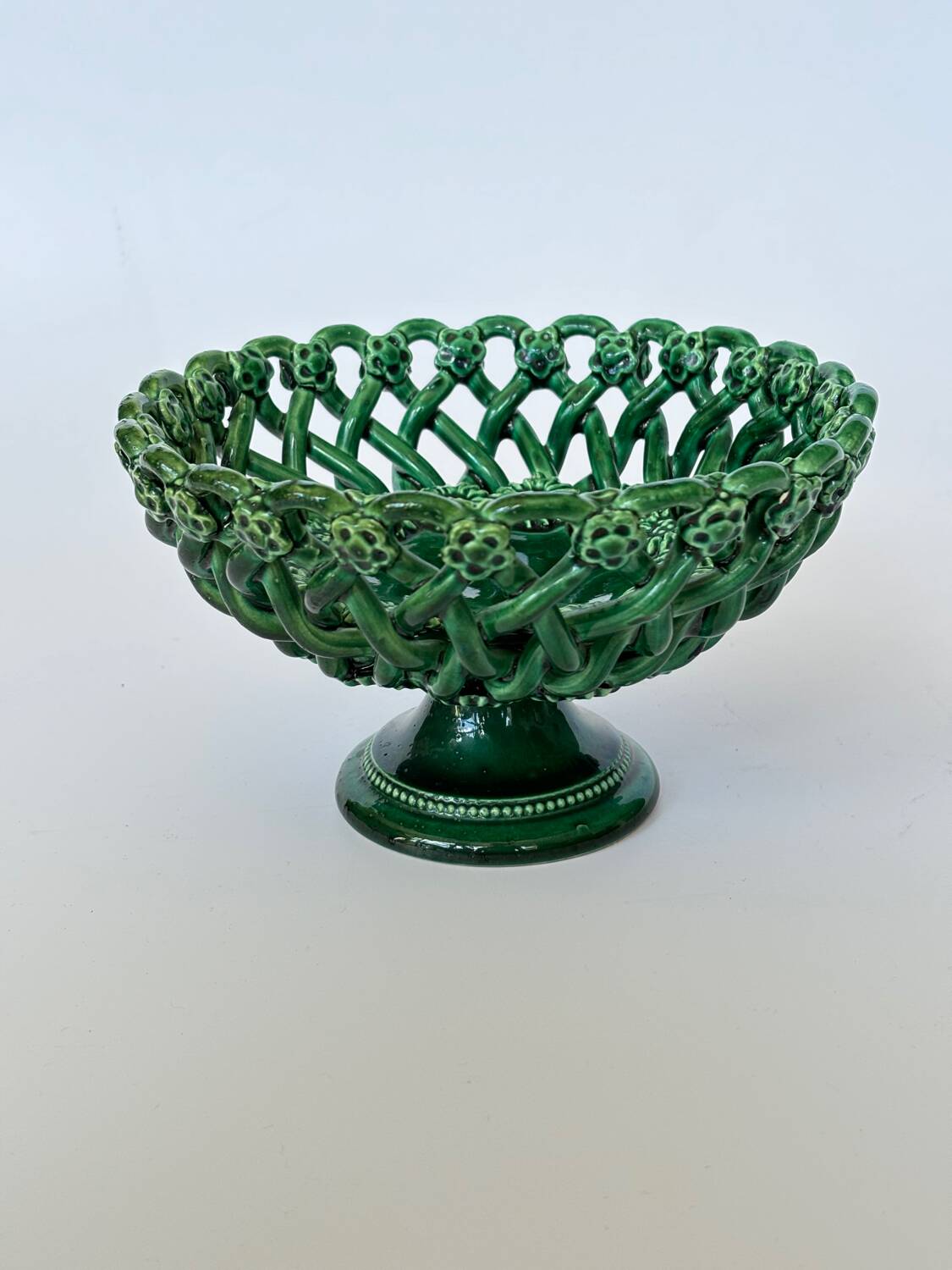 Pichon House woven ceramic basket