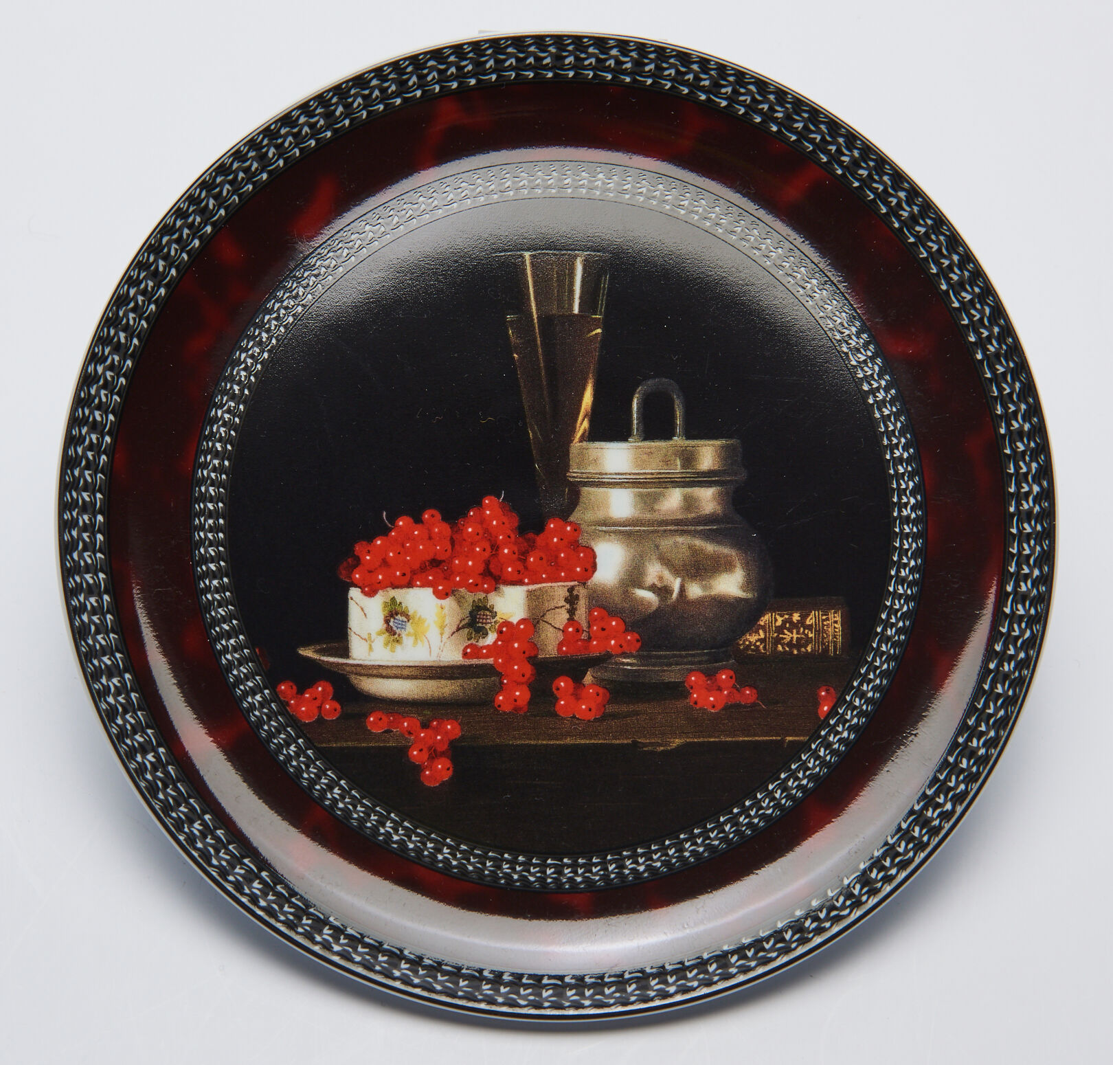 6 Dessert plates Bernardaud by the painter Chauray