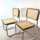 Paire de chaises Cesca B32 Marcel Breuer Made in Italy
