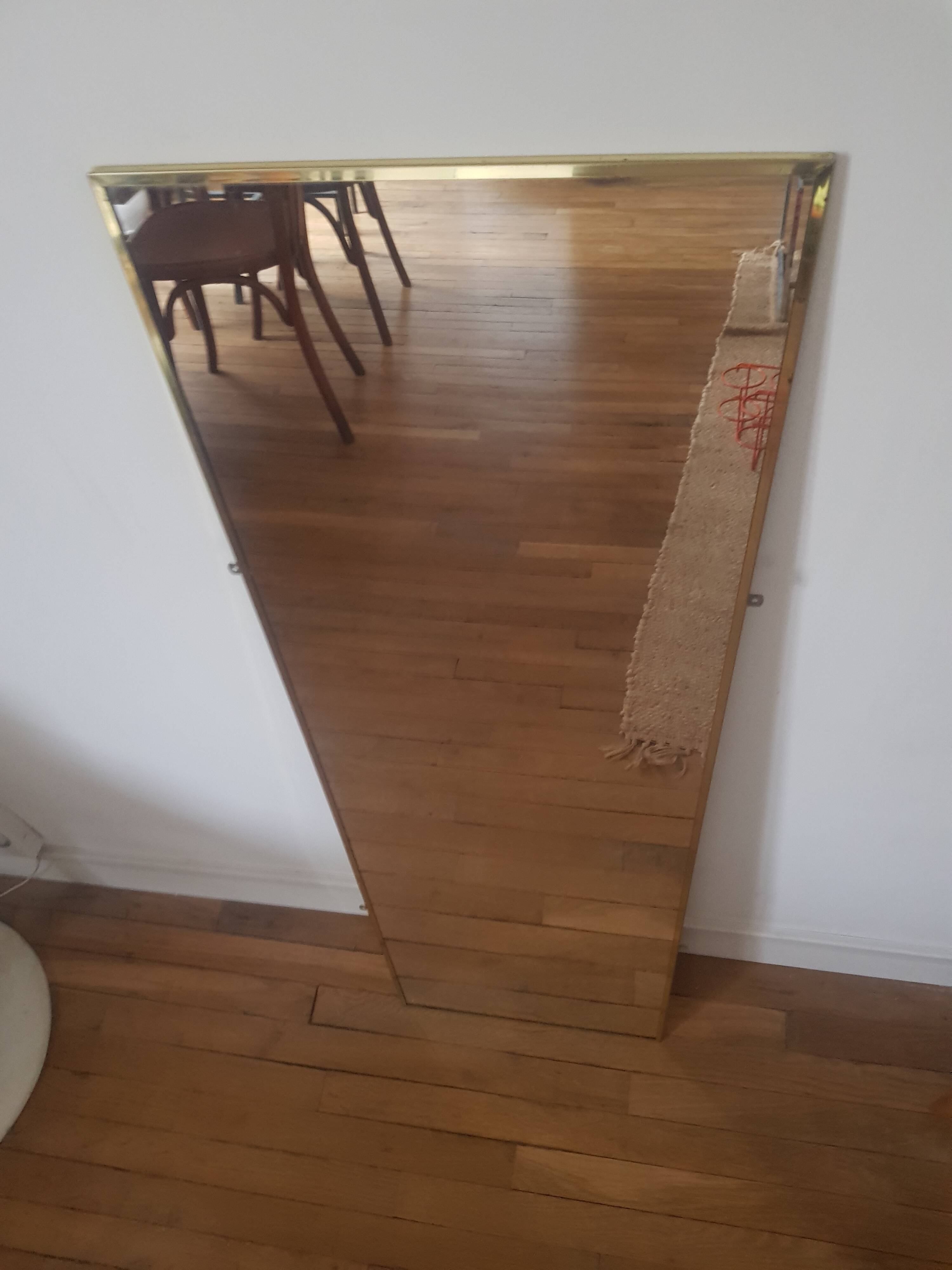 Vintage gold frame mirror