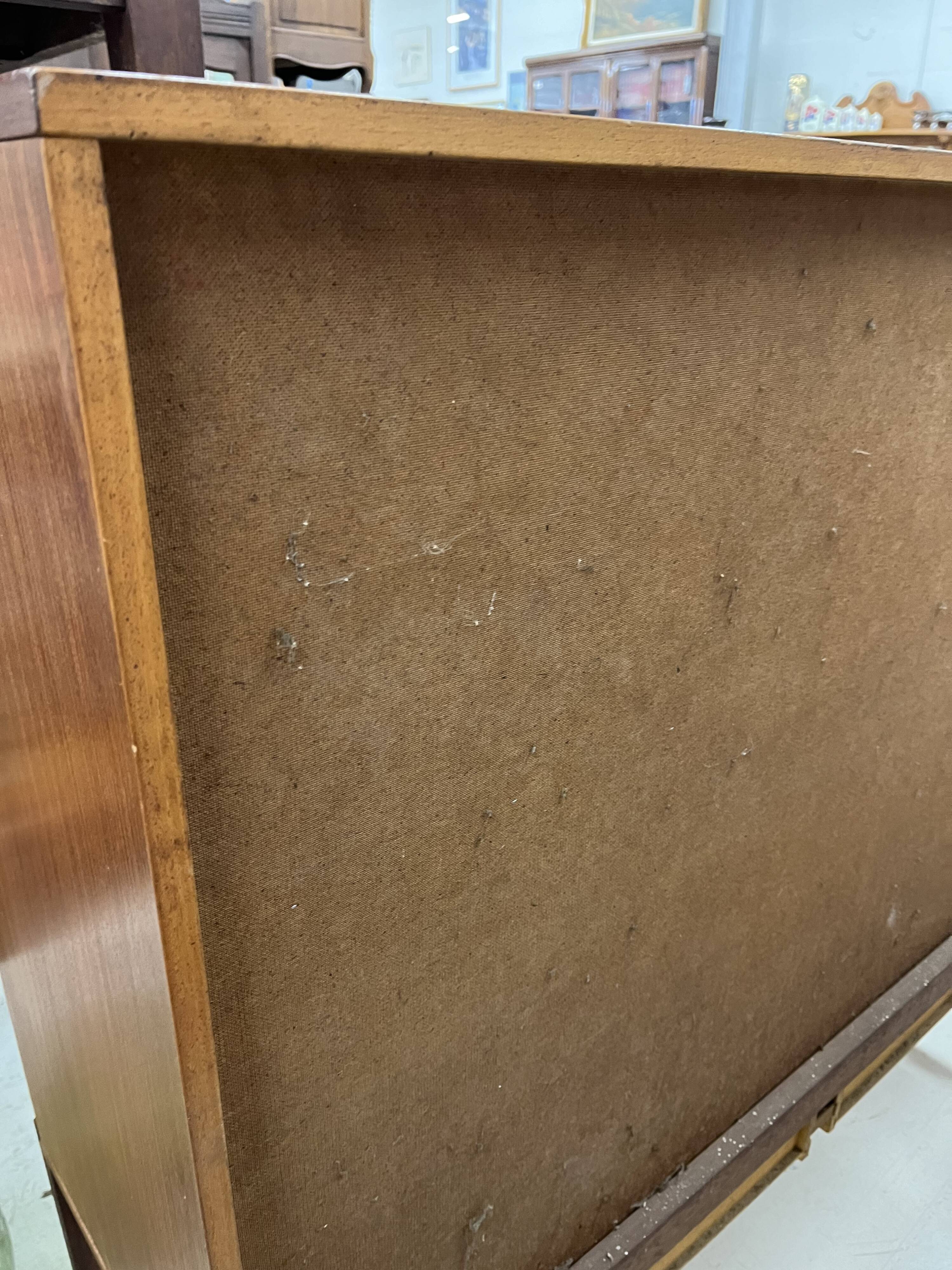 Scandinavian wooden high sideboard – 1960s