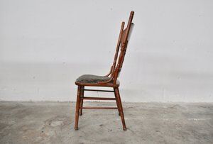 Vintage ash dining chairs, 1920