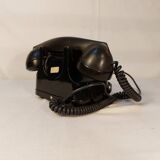 Old Belgian RTT 56B dial telephone in black bakelite