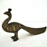 Brass peacock
