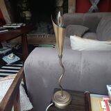 Vintage gold cone lamp